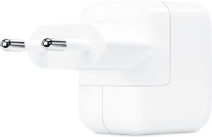 Apple 12 w usb power adapter weiß Rückseite linke Seite