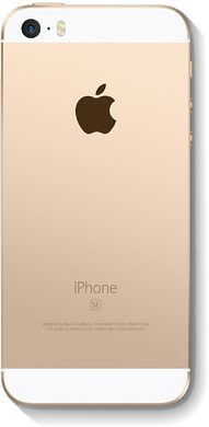 Apple iPhone SE gold back