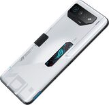 Asus ROG Phone 7 Ultimate white back left side tilted ed