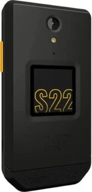 Cat S22 Flip noir couverture côté gauche fermé