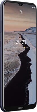 Nokia G10 paars voorkant linkerzijkant