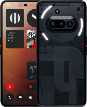 Nothing phone 3a svart oversikt