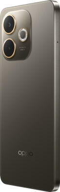 Oppo A5 Pro 5G schwarz braun Rückseite linke Seite