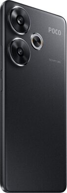 POCO F6 schwarz Rückseite rechte Seite