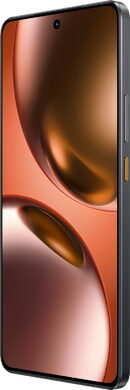 realme GT 7 svart foran høyre side