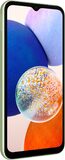 Samsung Galaxy A14 5G grønn foran venstre side
