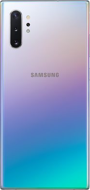 Samsung Galaxy note 10 plus zilver achterkant