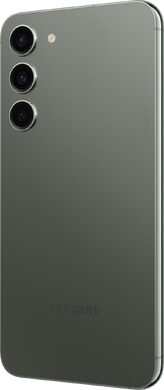 Samsung Galaxy s23 plus groen achterkant linkerzijkant