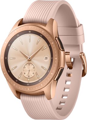 Samsung Galaxy Watch 4G 42mm pink gold front right side