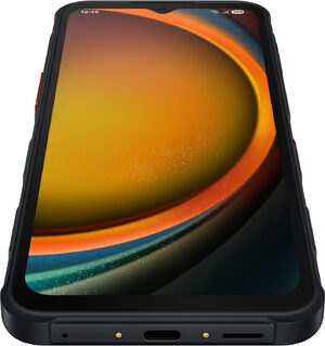 Samsung Galaxy XCover 7 Pro black front bottom
