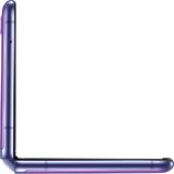 Samsung Galaxy Z Flip paars linkerzijkant geopend