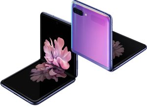 Samsung Galaxy Z Flip paars overzicht