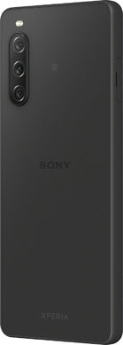 Sony Xperia 10 V svart bakside venstre side